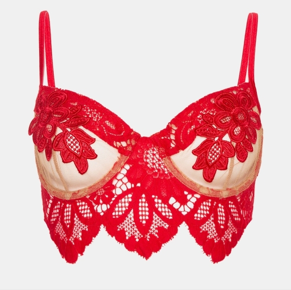 NWOT For Love and Lemons Ruby Underwire Bralette - Picture 3 of 13